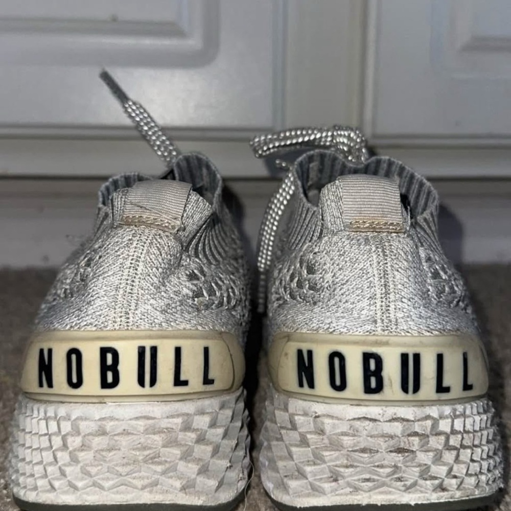 NOBULL Light Gray Knit Sneakers